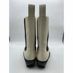 BOTTEGA VENETA Boots T.eu 37.5 Leather Cream -winter shoes Sales 2023 844458 4
