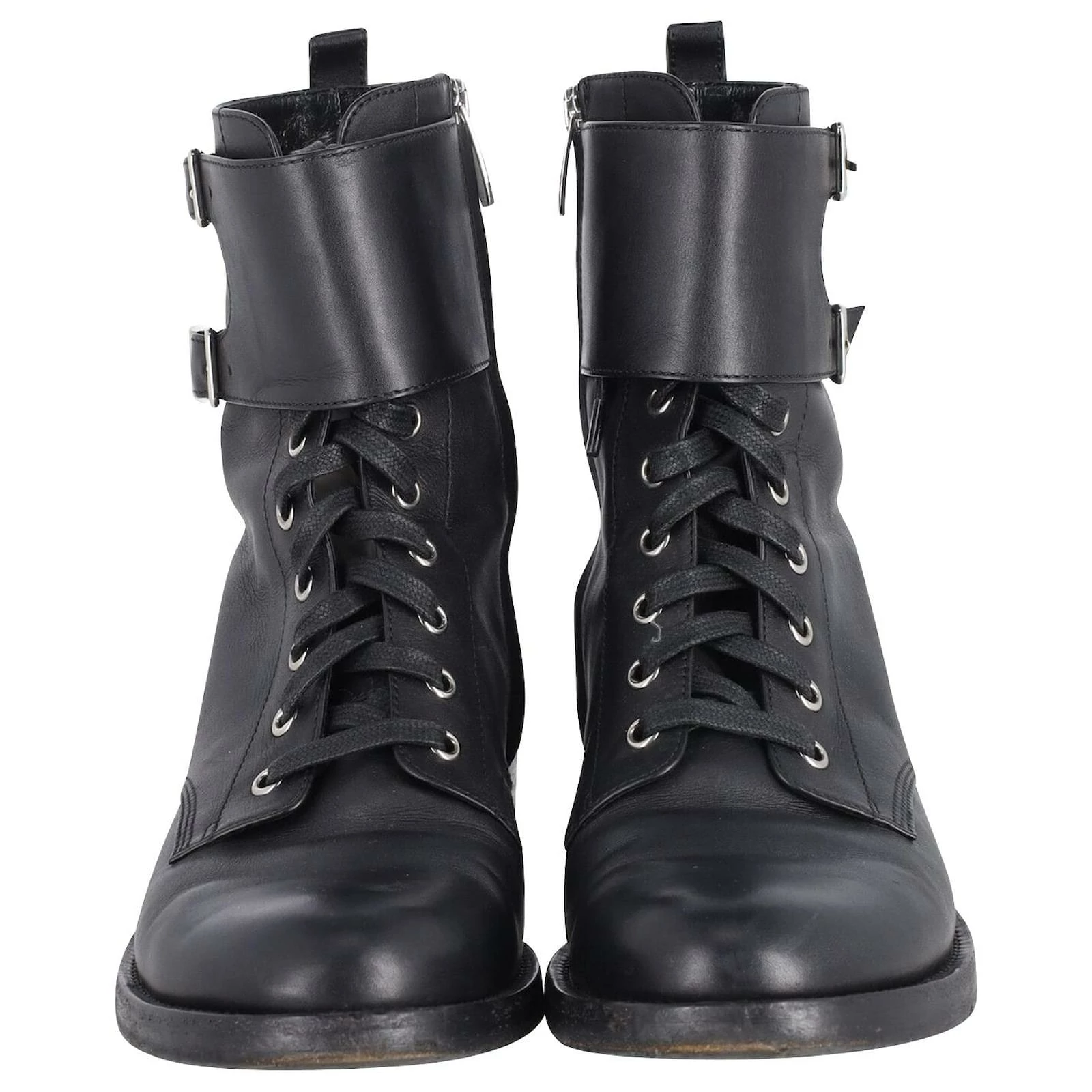 Gianvito Rossi Lagarde Combat Boots In Black Leather 2 Gianvito Rossi Lagarde Combat Boots In Black Leather - Image 2