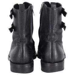 Gianvito Rossi Lagarde Combat Boots In Black Leather 9 Gianvito Rossi Lagarde Combat Boots In Black Leather -winter shoes Sales 2023 846356 4