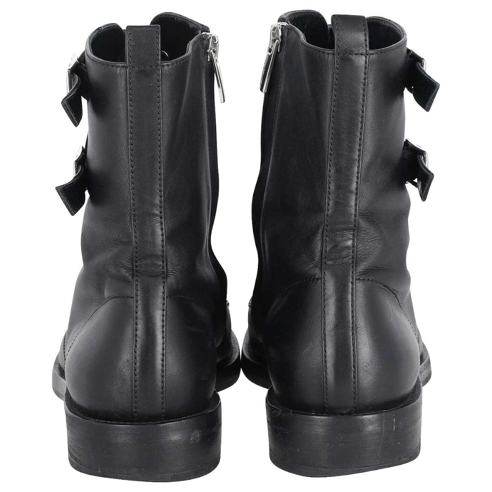 Gianvito Rossi Lagarde Combat Boots In Black Leather 4 Gianvito Rossi Lagarde Combat Boots In Black Leather - Image 4