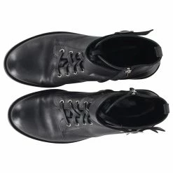 Gianvito Rossi Lagarde Combat Boots In Black Leather 10 Gianvito Rossi Lagarde Combat Boots In Black Leather -winter shoes Sales 2023 846356 5