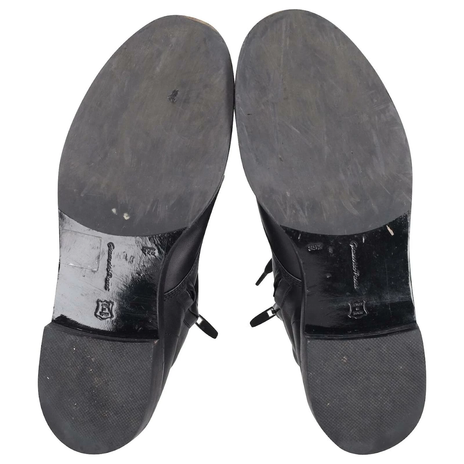 Gianvito Rossi Lagarde Combat Boots In Black Leather 6 Gianvito Rossi Lagarde Combat Boots In Black Leather - Image 6