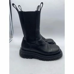 BOTTEGA VENETA Ankle Boots T.eu 39 Leather Black -winter shoes Sales 2023 848981 3