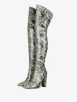 Over The Knee Boots Leather Pink Pointed Toe Snake Print Chunky Heel Thigh High Boots 8 Over The Knee Boots Leather Pink Pointed Toe Snake Print Chunky Heel Thigh High Boots -winter shoes Sales 2023 8502524c 0dcb 4fb0 ac3a 0a561441ff0e