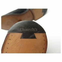 CHURCH'S SHOES BOOTS WELLS 8.5g 42.5 USED EFFECT LEATHER CHELSEA BOOTS Black -winter shoes Sales 2023 854943 5