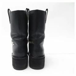 CHANEL SHOES BIKE BOOTS LOGO CC G36749 37 LEATHER RIDERS BOOTS Black -winter shoes Sales 2023 854965 4