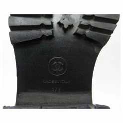 CHANEL SHOES BIKE BOOTS LOGO CC G36749 37 LEATHER RIDERS BOOTS Black -winter shoes Sales 2023 854965 6