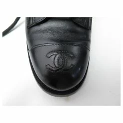 CHANEL SHOES COMBAT LACE-UP ANKLE BOOTS G34953 37 BLACK LEATHER BOOTS -winter shoes Sales 2023 854968 10