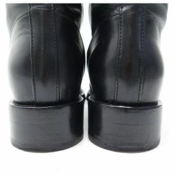 CHANEL SHOES COMBAT LACE-UP ANKLE BOOTS G34953 37 BLACK LEATHER BOOTS -winter shoes Sales 2023 854968 3