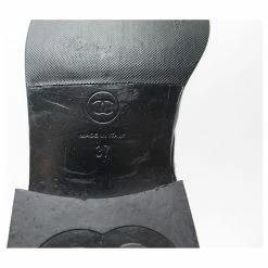 CHANEL SHOES COMBAT LACE-UP ANKLE BOOTS G34953 37 BLACK LEATHER BOOTS -winter shoes Sales 2023 854968 6