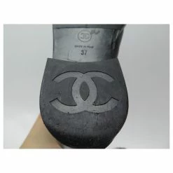 CHANEL SHOES COMBAT LACE-UP ANKLE BOOTS G34953 37 BLACK LEATHER BOOTS -winter shoes Sales 2023 854968 7