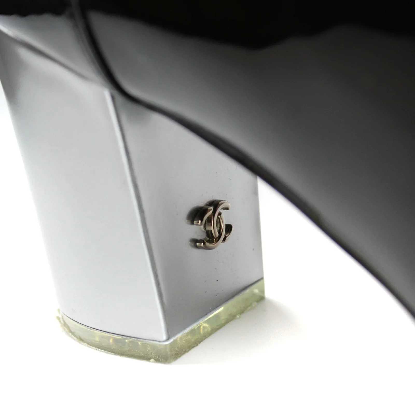 CHANEL Boots T.eu 38 Leather Black 5 CHANEL Boots T.eu 38 Leather Black - Image 5