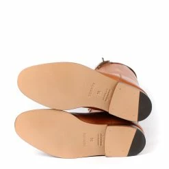 Kelly Hermès HERMES Boots T.eu 34 Leather Brown -winter shoes Sales 2023 859596 3