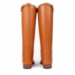 Kelly Hermès HERMES Boots T.eu 34 Leather Brown -winter shoes Sales 2023 859596 6