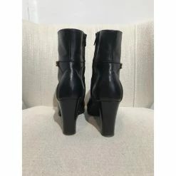 Céline CELINE Ankle Boots T.eu 36.5 Leather Black -winter shoes Sales 2023 859804 6