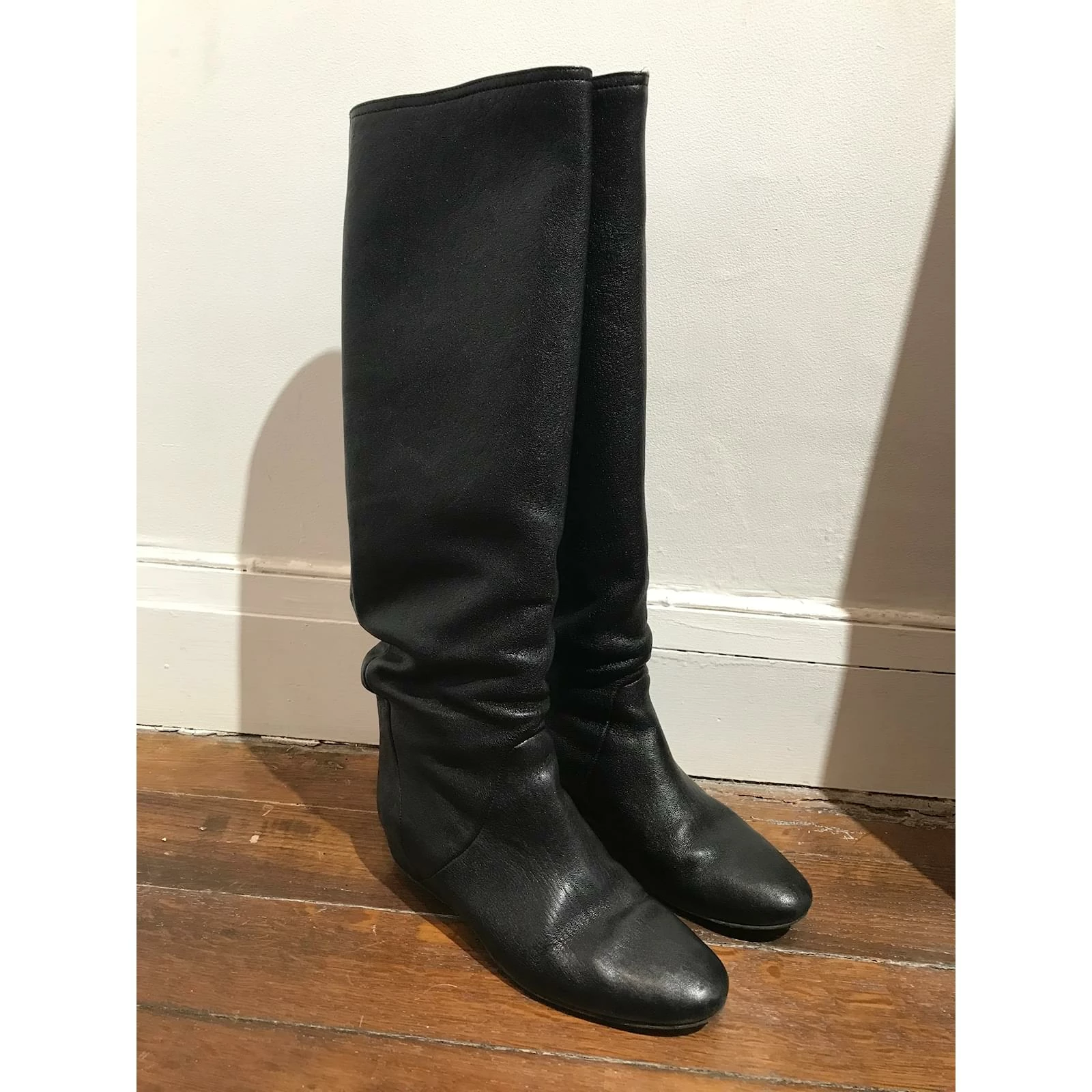 LANVIN Boots T.eu 36 Leather Black 2 LANVIN Boots T.eu 36 Leather Black - Image 2