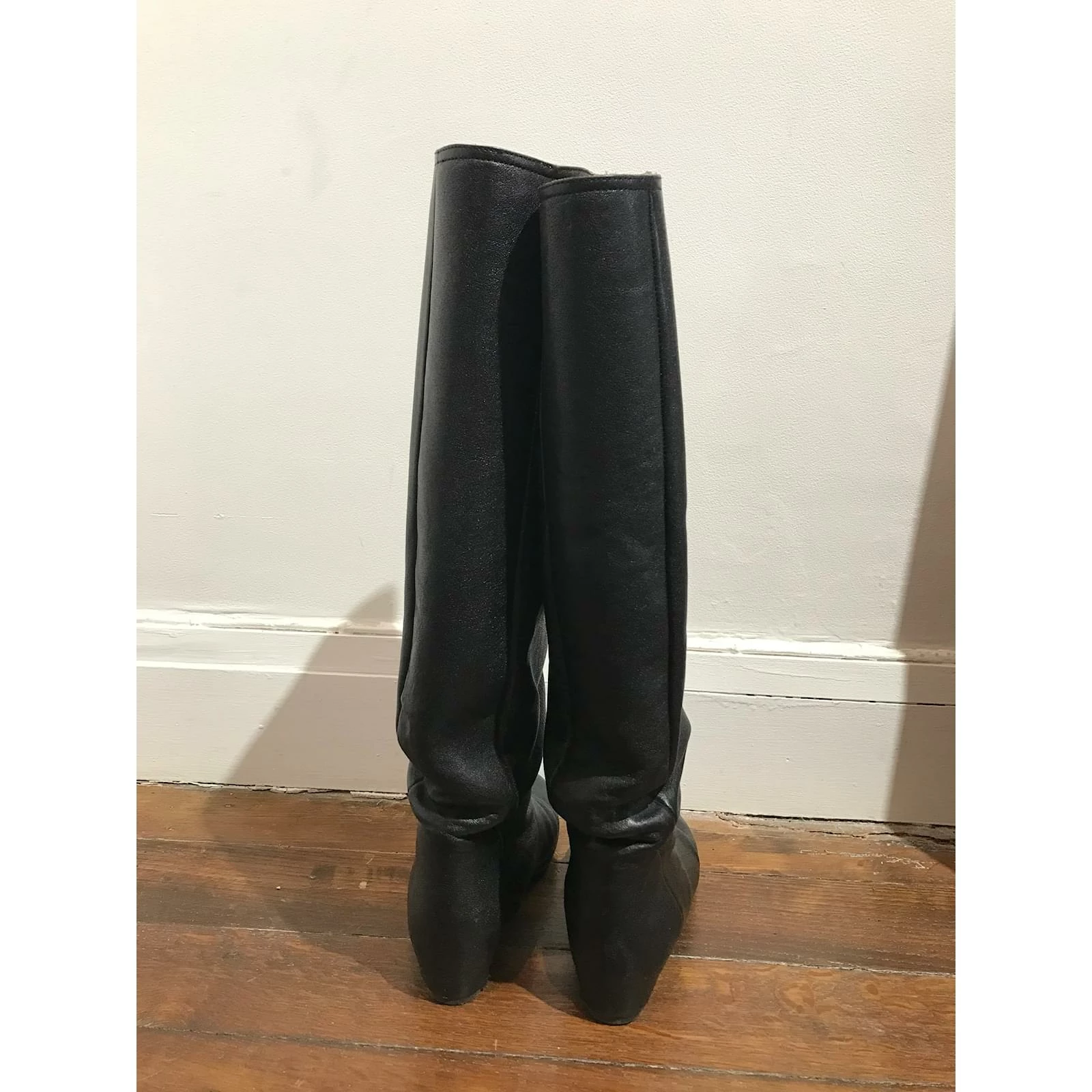 LANVIN Boots T.eu 36 Leather Black 4 LANVIN Boots T.eu 36 Leather Black - Image 4