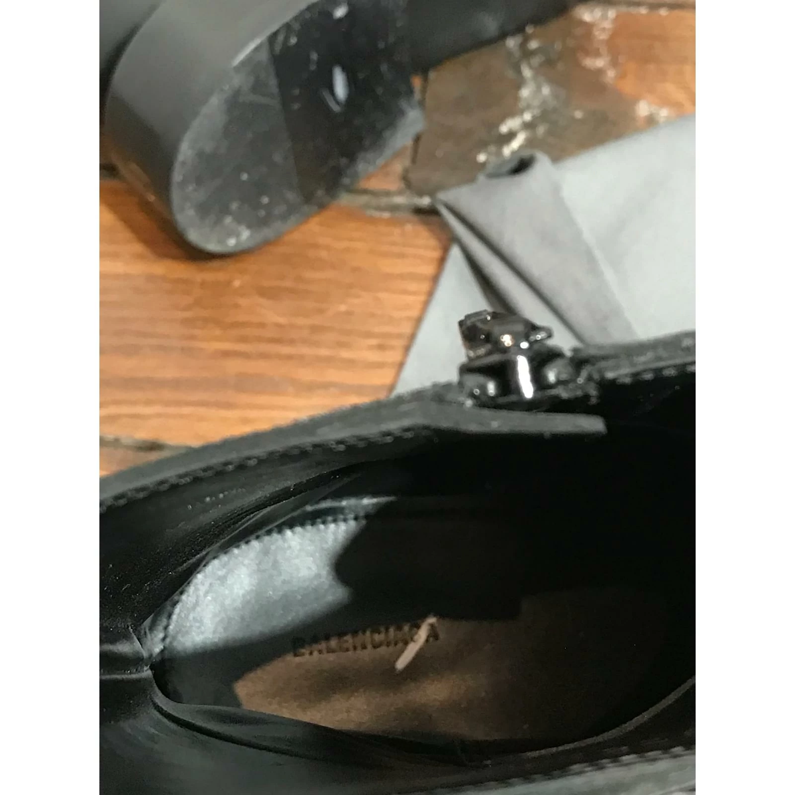 BALENCIAGA Ankle Boots T.eu 39 Leather Black 7 BALENCIAGA Ankle Boots T.eu 39 Leather Black - Image 7