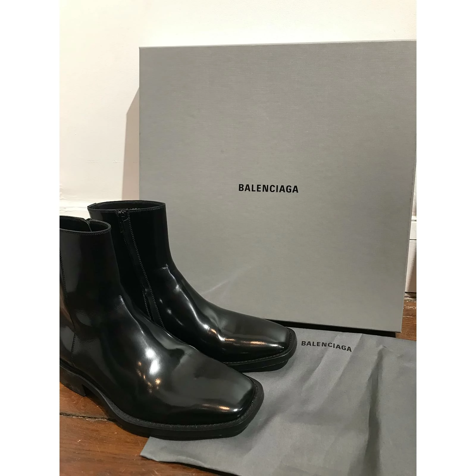 BALENCIAGA Ankle Boots T.eu 39 Leather Black 8 BALENCIAGA Ankle Boots T.eu 39 Leather Black - Image 8