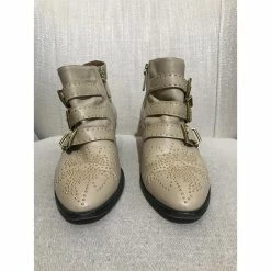 Chloé CHLOE Ankle Boots T.eu 37.5 Leather Beige -winter shoes Sales 2023 859993 3