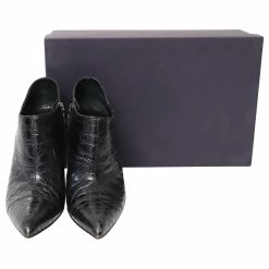 Prada High Heel Ankle Boots In Black Leather -winter shoes Sales 2023 861758 8