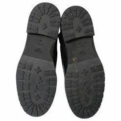 Fendi Multi-Panel Lace Up Ankle Boots In Black Calfskin Leather -winter shoes Sales 2023 862231 5