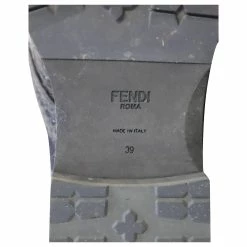 Fendi Multi-Panel Lace Up Ankle Boots In Black Calfskin Leather -winter shoes Sales 2023 862231 6