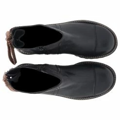 Chloé See By Chloe Ankle Boots In Black Textured Leather -winter shoes Sales 2023 863413 5