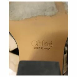 Chloé Chloe Rylee Cutout Ankle Boots In Beige Leather -winter shoes Sales 2023 863466 6