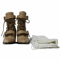 Chloé Chloe Rylee Cutout Ankle Boots In Beige Leather -winter shoes Sales 2023 863466 8