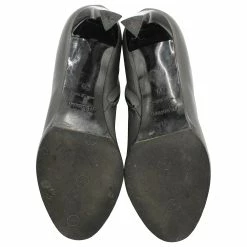 Jil Sander Ankle Boots In Dark Grey Leather -winter shoes Sales 2023 863518 5