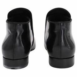 Céline Celine Ankle Boots In Black Leather -winter shoes Sales 2023 863593 5