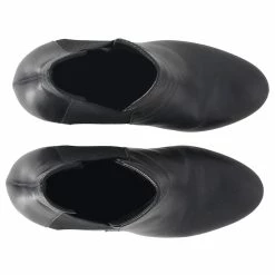 Casadei Block Heel Ankle Boots In Black Leather -winter shoes Sales 2023 869680 5