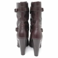 Hermès NINE HERMES FEELING H SHOES122072Z BOOTS 37 BROWN BROWN LEATHER -winter shoes Sales 2023 869952 3