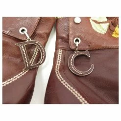 CHRISTIAN DIOR SHOES EMBROIDERED ANKLE BOOTS 40 JOHN GALLIANO LEATHER BOOTS Brown -winter shoes Sales 2023 875148 10