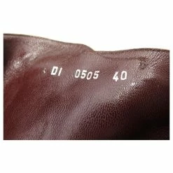 CHRISTIAN DIOR SHOES EMBROIDERED ANKLE BOOTS 40 JOHN GALLIANO LEATHER BOOTS Brown -winter shoes Sales 2023 875148 8