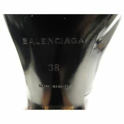 NEW BALENCIAGA SHOES KNIFE ANKLE BOOTS 38 BLUE LEATHER AND CANVAS SOCK BOOTS Navy Blue -winter shoes Sales 2023 875154 5