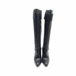 Hermès Hermes Shoes 38.5 BUCKLE BOOTS HEELS IN BLACK LEATHER LEATHER BOOTS -winter shoes Sales 2023 875293 6