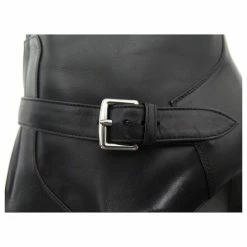 Hermès Hermes Shoes 38.5 BUCKLE BOOTS HEELS IN BLACK LEATHER LEATHER BOOTS -winter shoes Sales 2023 875293 7