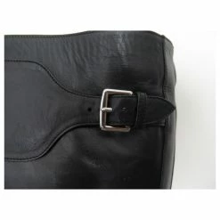 Hermès Hermes Shoes 38.5 BUCKLE BOOTS HEELS IN BLACK LEATHER LEATHER BOOTS -winter shoes Sales 2023 875293 8