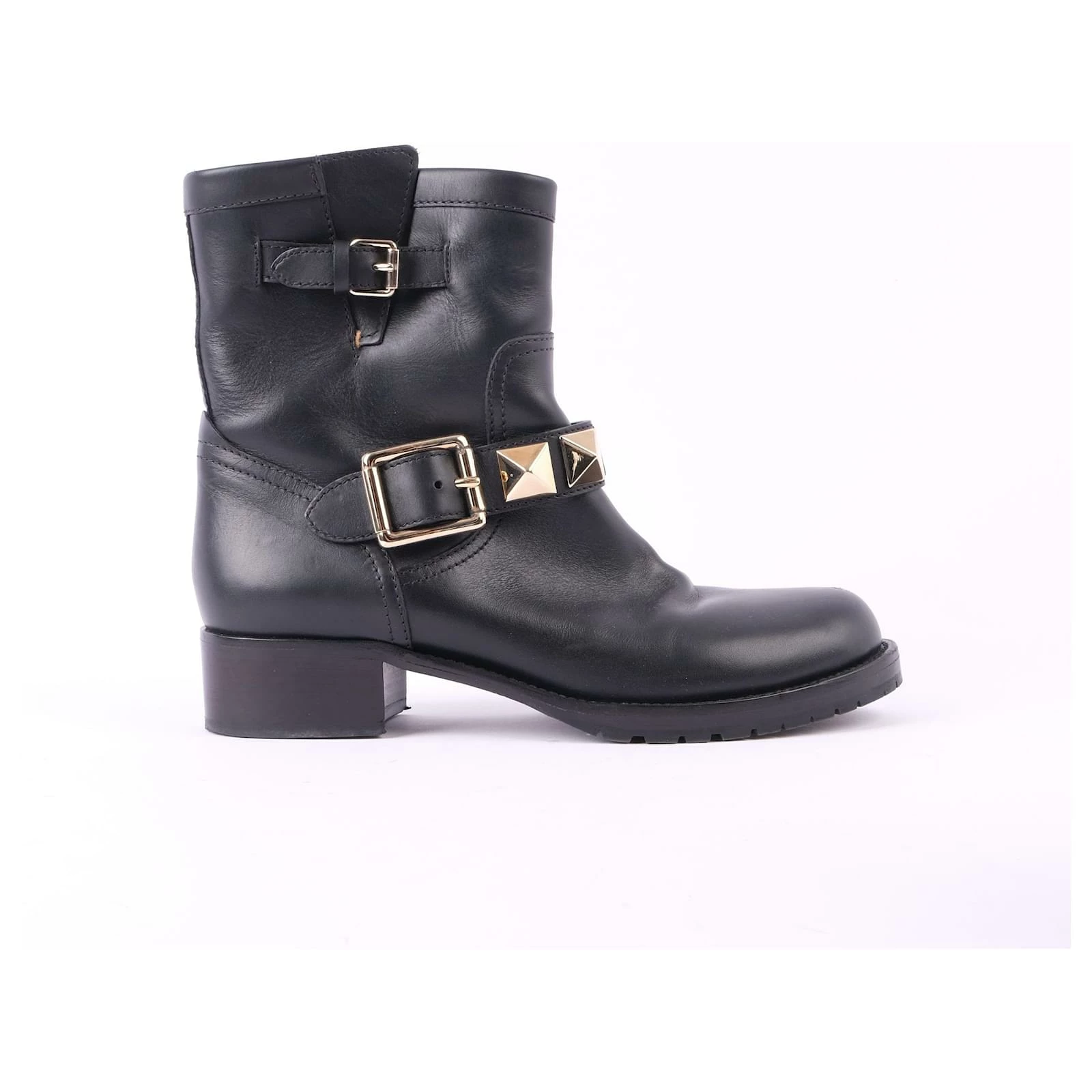 VALENTINO GARAVANI Ankle Boots T.EU 39 Leather Black 2 VALENTINO GARAVANI Ankle Boots T.EU 39 Leather Black - Image 2