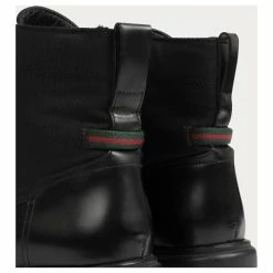 GUCCI Ankle Boots T.EU 38 Leather Black -winter shoes Sales 2023 877633 3