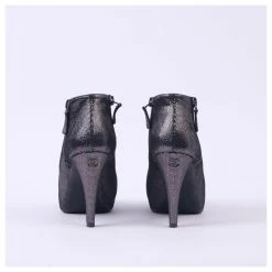 CHANEL Boots T.EU 38.5 Leather Silvery -winter shoes Sales 2023 877661 3