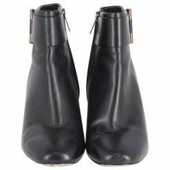 Michael Kors Gloria Ankle Boots In Black Leather 9 Michael Kors Gloria Ankle Boots In Black Leather -winter shoes Sales 2023 878918 3