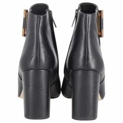 Michael Kors Gloria Ankle Boots In Black Leather 11 Michael Kors Gloria Ankle Boots In Black Leather -winter shoes Sales 2023 878918 5