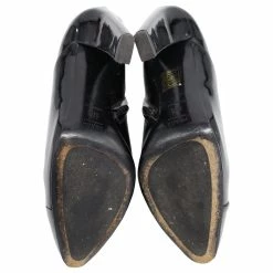 Prada Ankle Boots In Black Patent Leather -winter shoes Sales 2023 878990 5