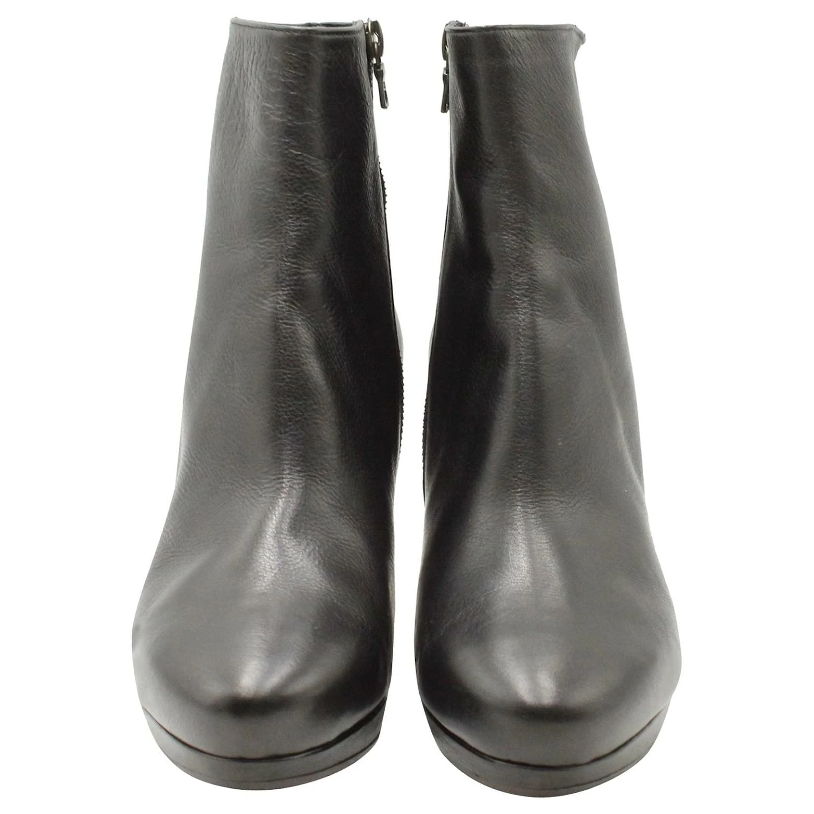 Dries Van Noten Ankle Boots In Black Leather 4 Dries Van Noten Ankle Boots In Black Leather - Image 4