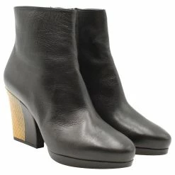 Dries Van Noten Ankle Boots In Black Leather 14 Dries Van Noten Ankle Boots In Black Leather -winter shoes Sales 2023 878993 5