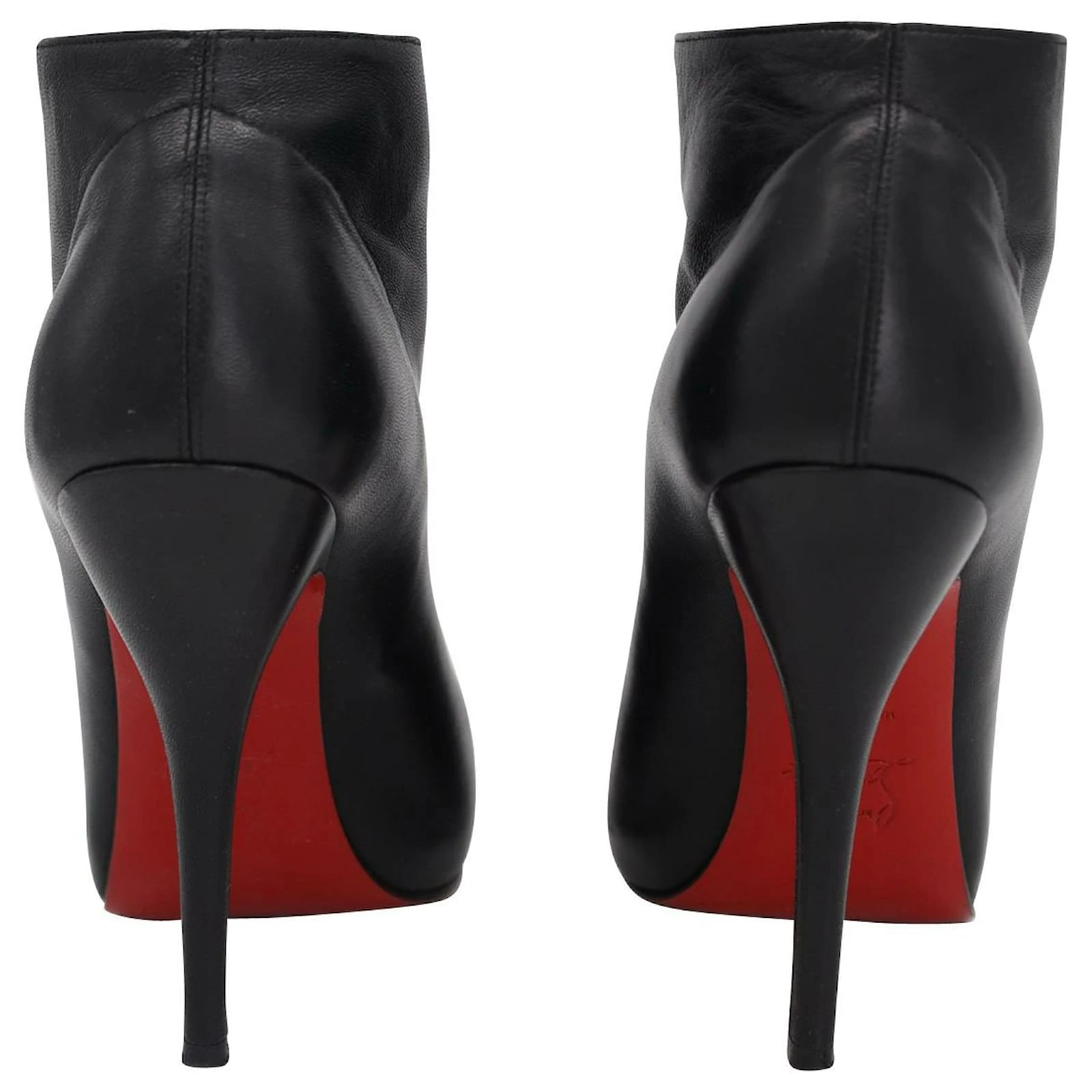 Christian Louboutin Fifre 120 Ankle Boots In Black Nappa Leather 3 Christian Louboutin Fifre 120 Ankle Boots In Black Nappa Leather - Image 3