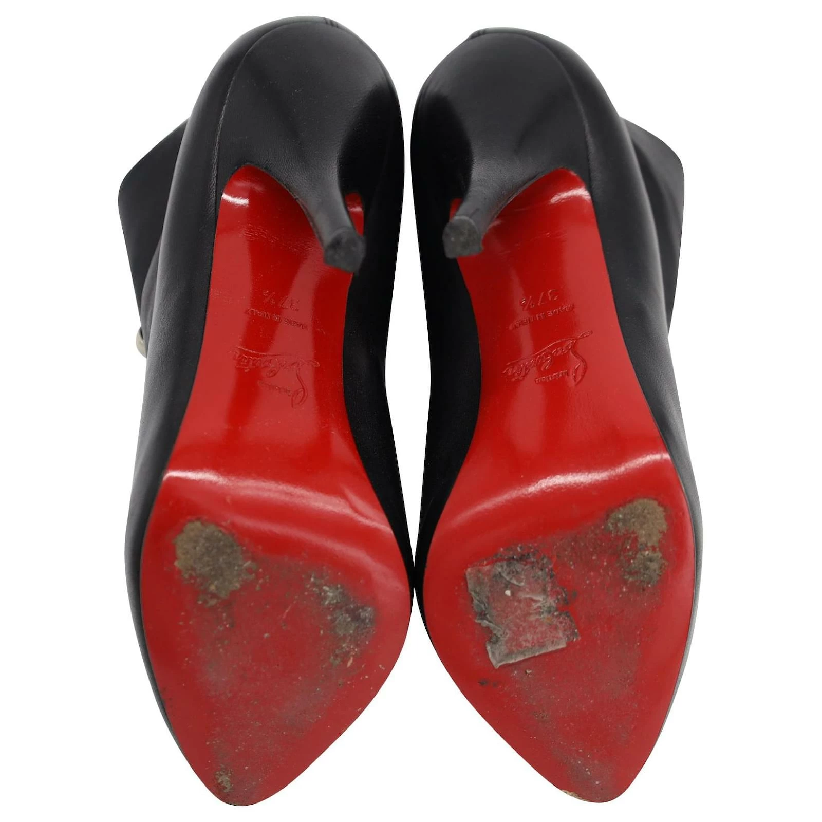 Christian Louboutin Fifre 120 Ankle Boots In Black Nappa Leather 4 Christian Louboutin Fifre 120 Ankle Boots In Black Nappa Leather - Image 4